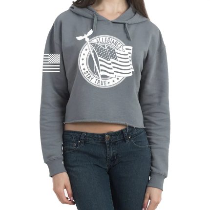 Pledge Cropped Hoodie